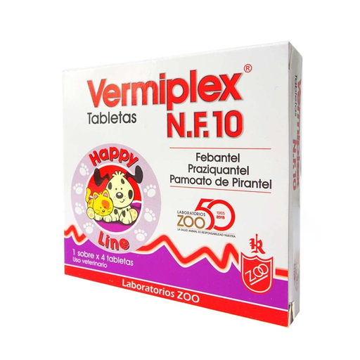 [1621] VERMIPLEX NF CJA * 4 TABS