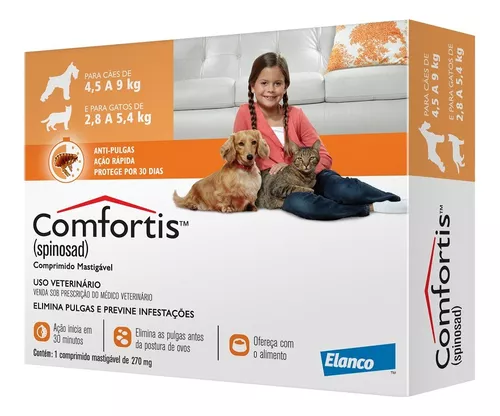 [4213] COMFORTIS TAB 270 MG NARANJA