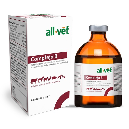 [4283] COMPLEJO B INY * 10 ML (ALL VET)