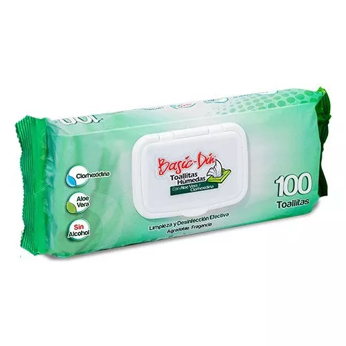 [4279] TOALLITAS HUMEDAS BASIC DIN *100 UND