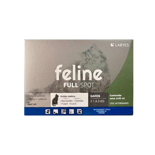 [1679] FELINE FULL-SPOT 2.1 A 5 KG * 0.80 ML ( LABYES)