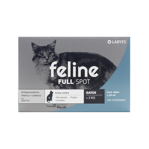 [1680] FELINE FULL-SPOT MAS DE 5 KG * 1.20 ML ( LABYES)